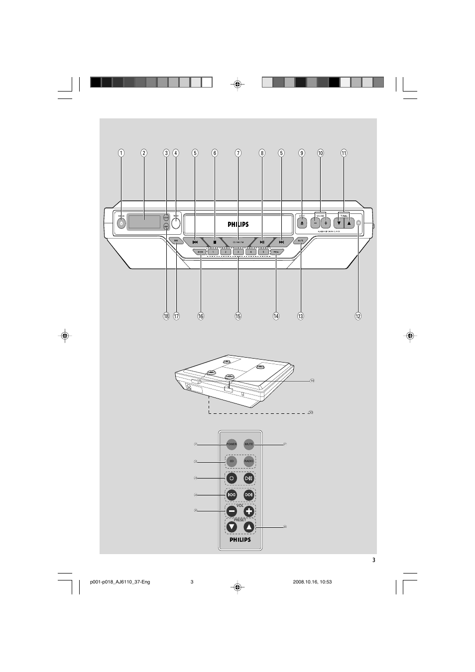 Philips AJ6110 User Manual | Page 3 / 19