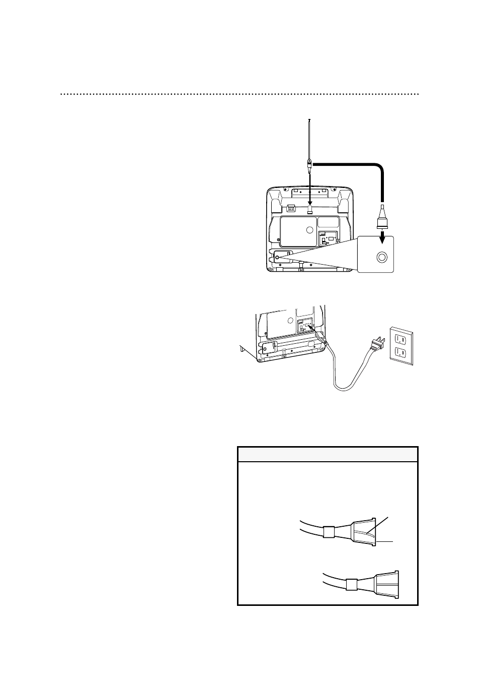 Hooking up the tv/vcr (cont’d) 7 | Philips CCA092AT User Manual | Page 7 / 52