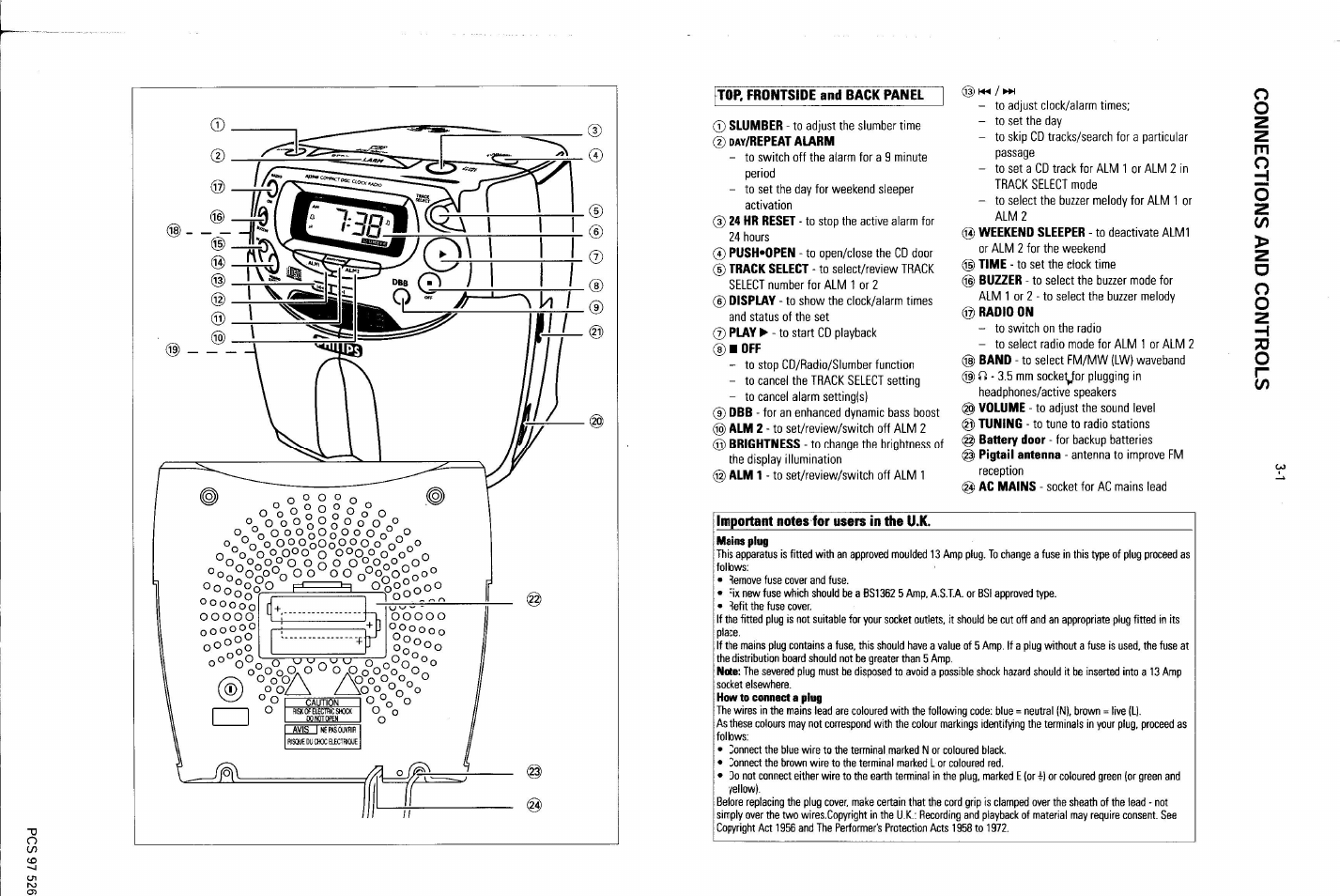 Philips AJ 3940/05 User Manual | 6 pages