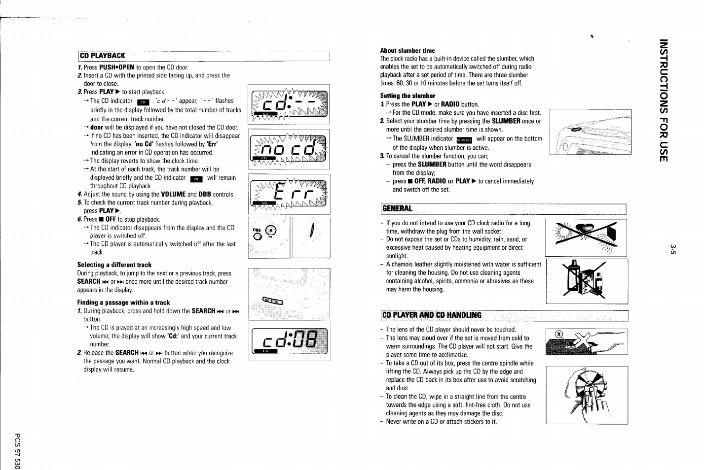 C r r, 6eneral, D o c/1 | No co | Philips AJ 3940/05 User Manual | Page 5 / 6