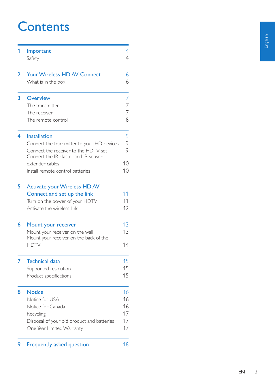 Philips SWW1810 User Manual | Page 3 / 22