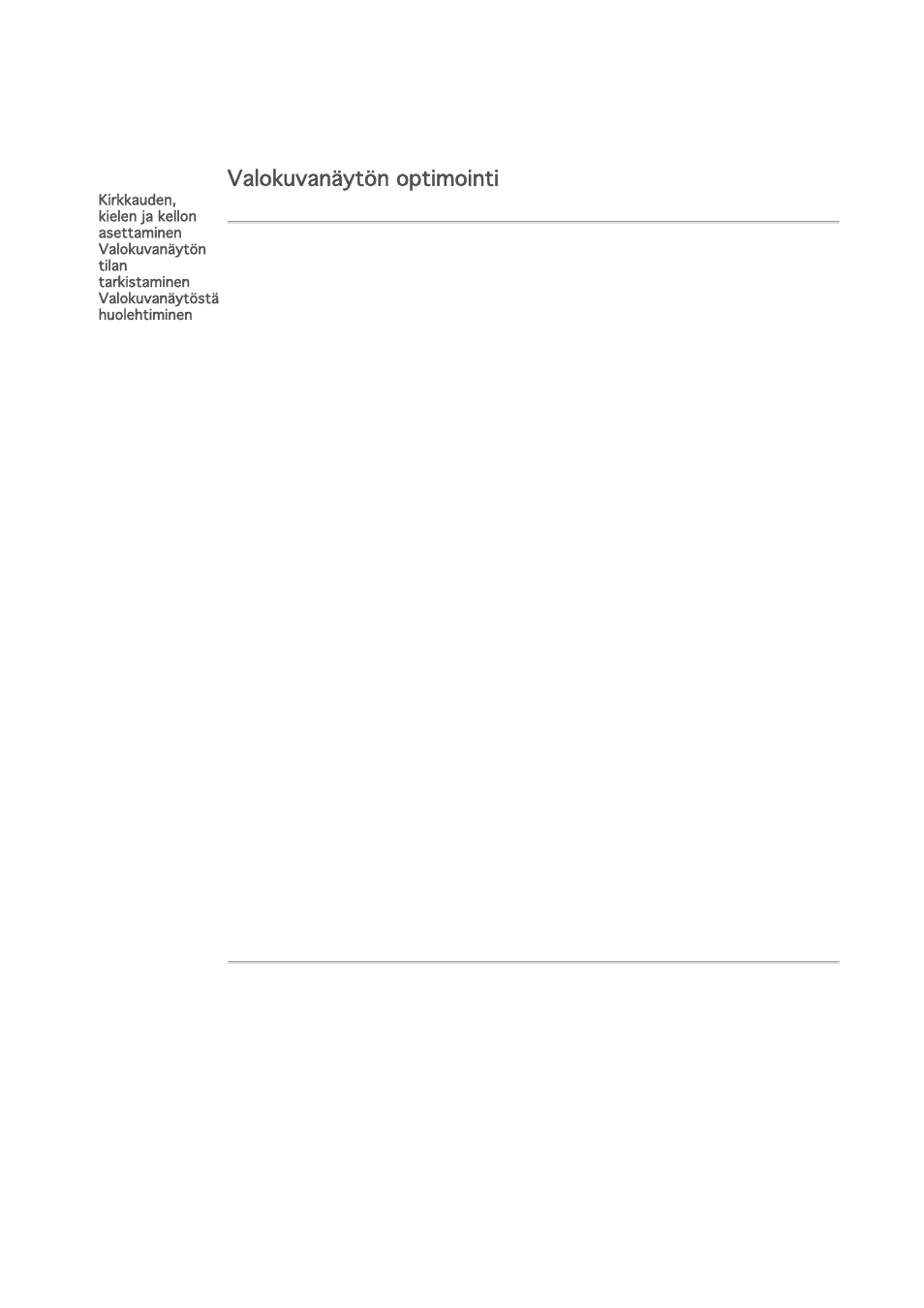 Valokuvanäytön optimointi | Philips 7FF1M4 User Manual | Page 26 / 49