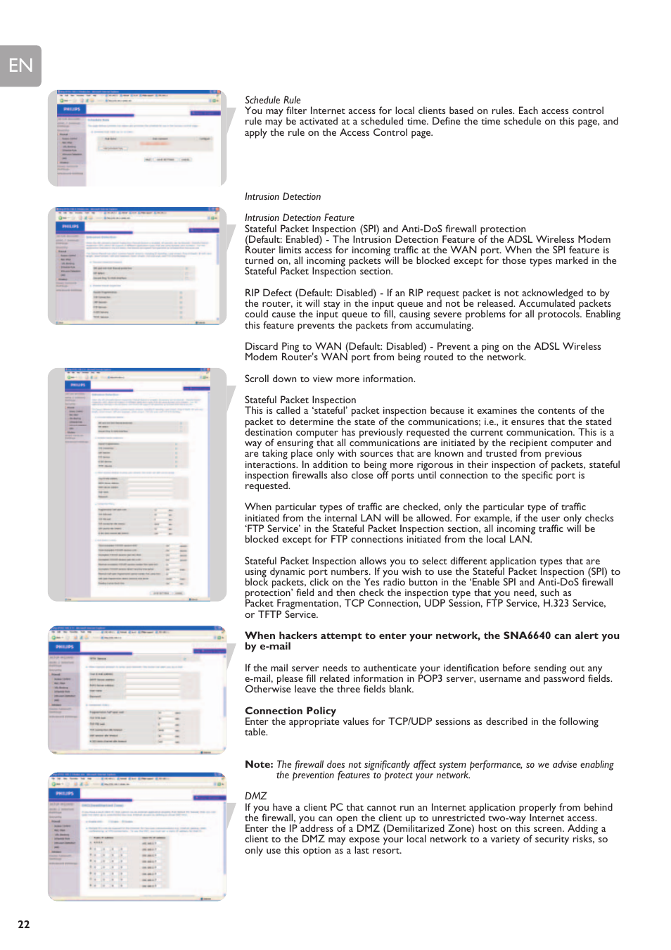 Philips SNA6640 User Manual | Page 22 / 42