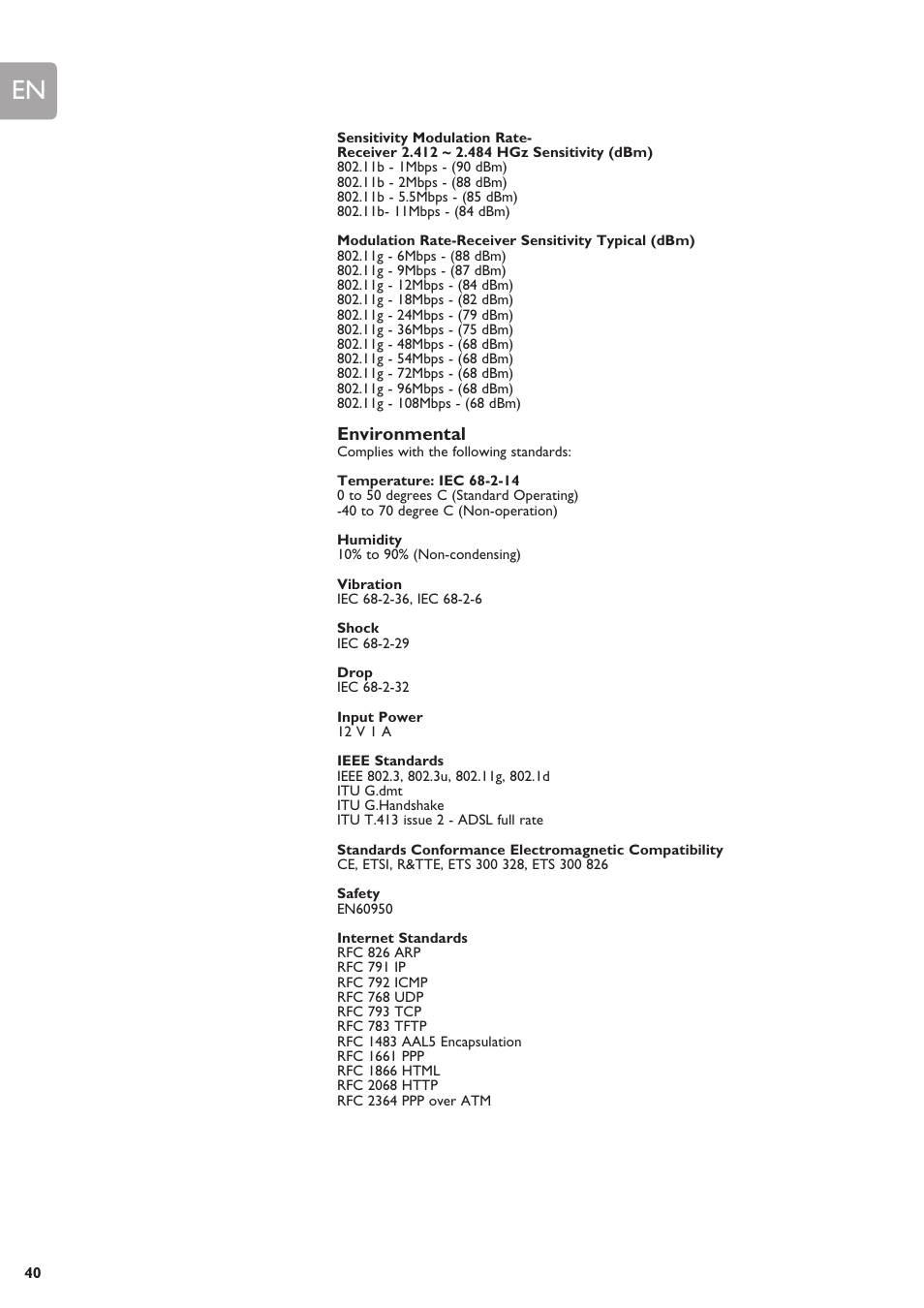 Philips SNA6640 User Manual | Page 40 / 42