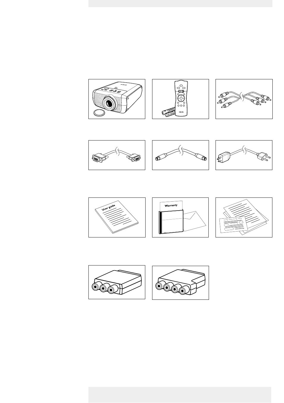 Introduction, Packaging contents, Optional accessories | Philips Garbo User Manual | Page 4 / 33