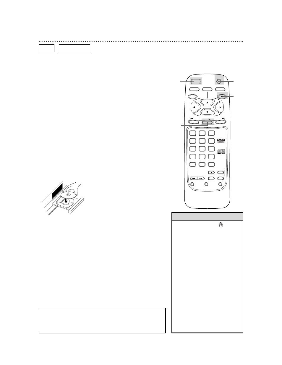 18 playing a disc | Philips DVD501AT User Manual | Page 18 / 52