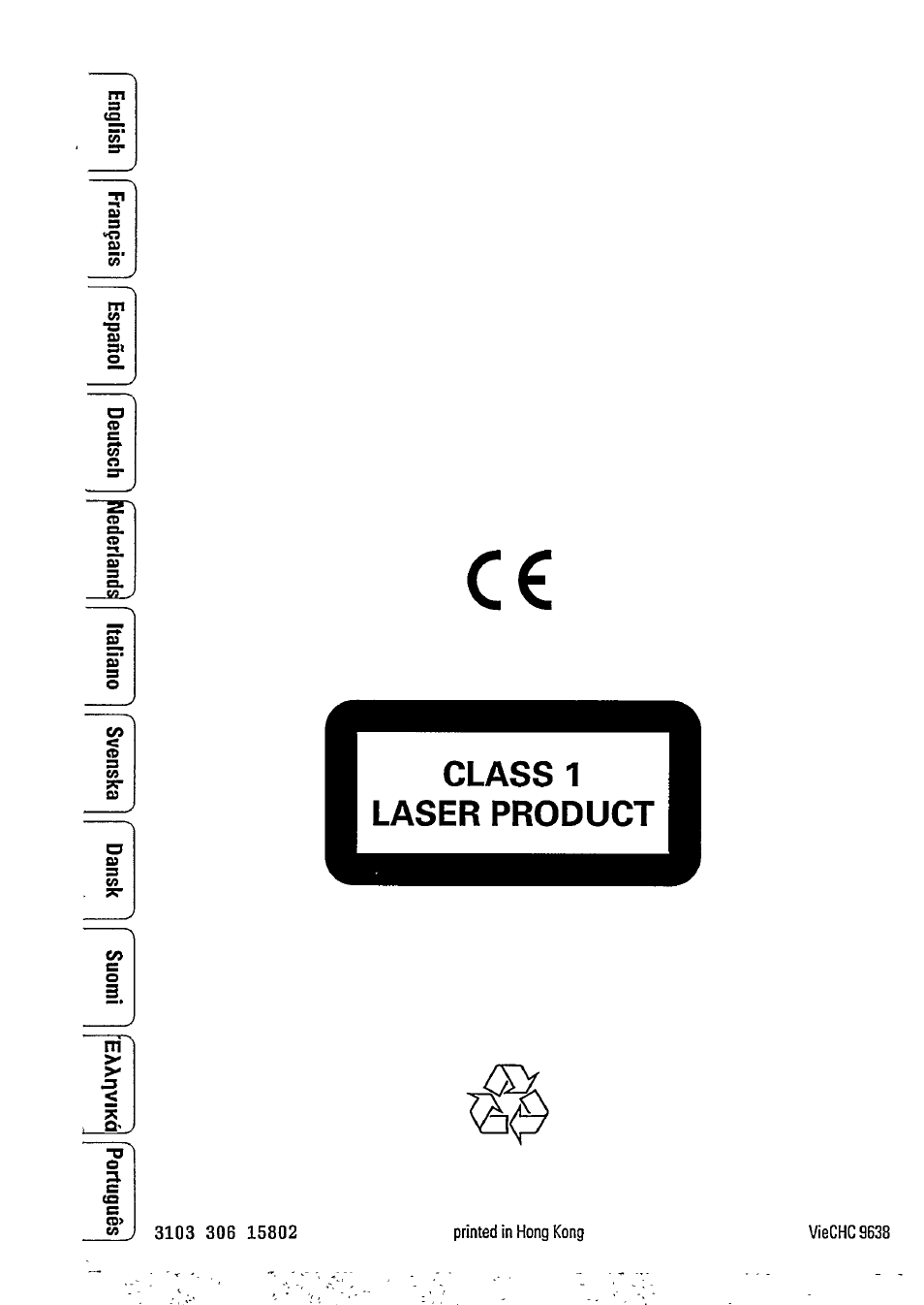 Philips AZ8075 User Manual | Page 20 / 20