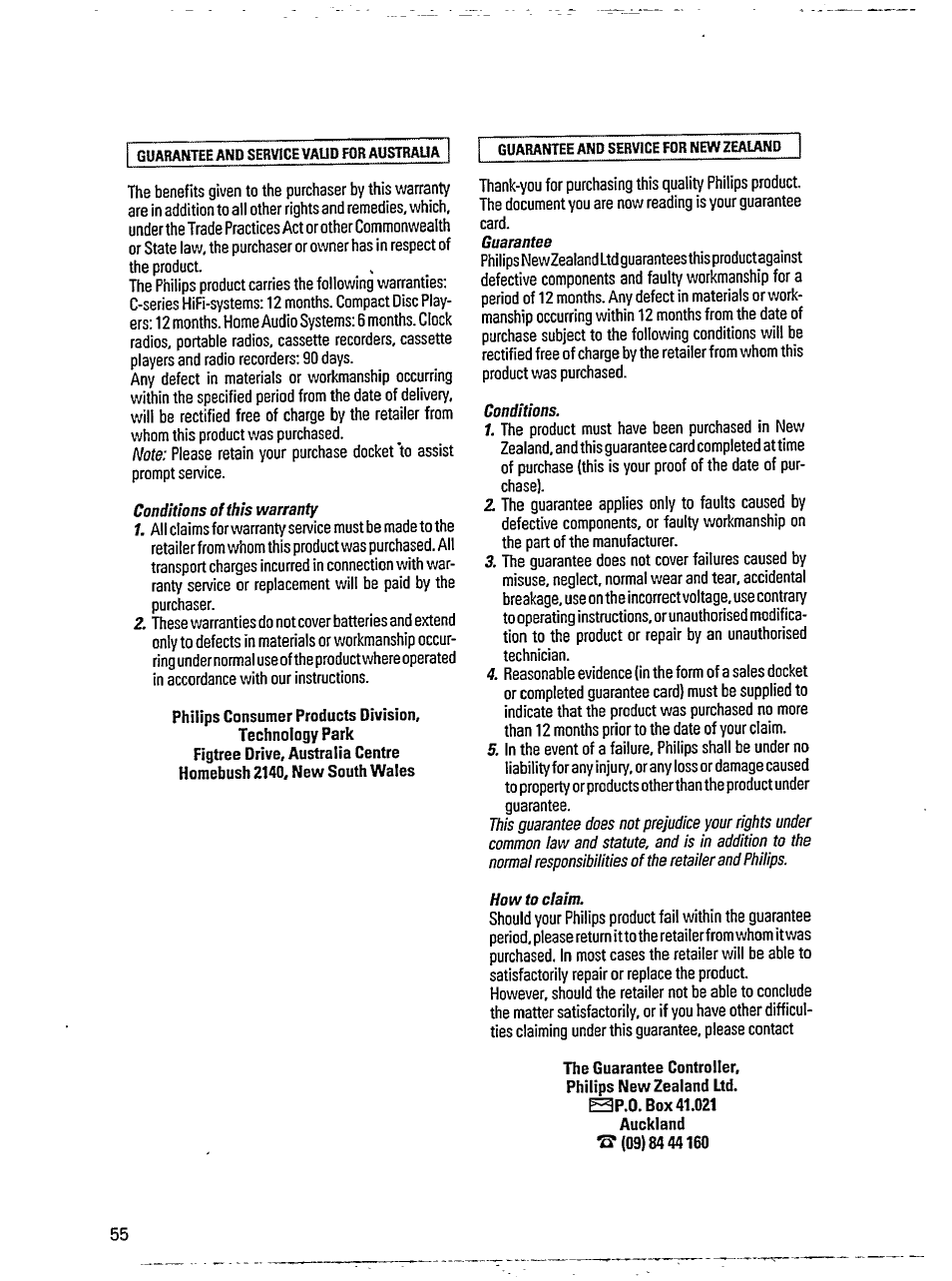 Philips AZ 8210 User Manual | Page 13 / 14