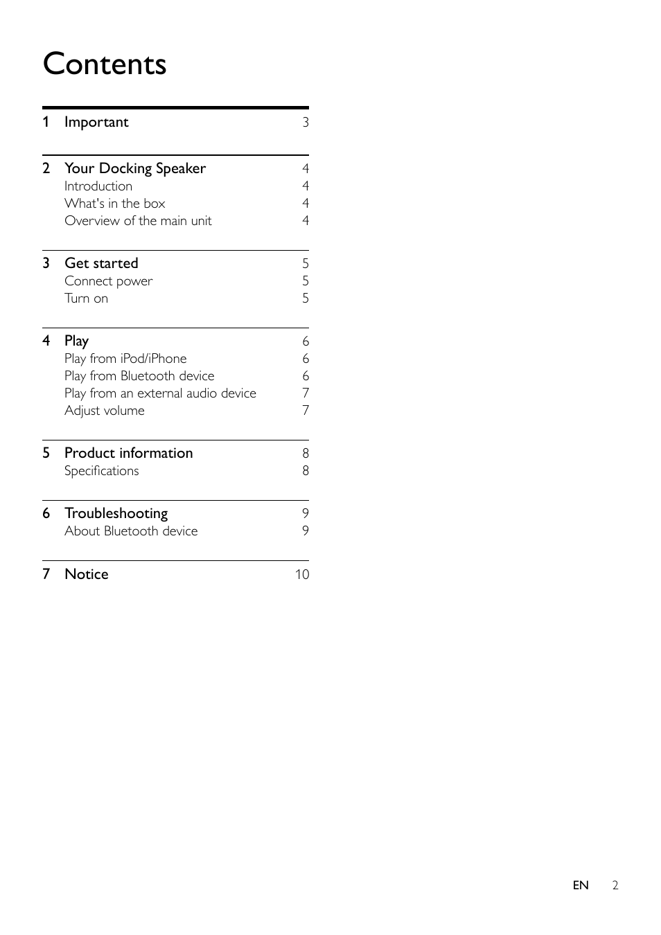 Philips DS7530 User Manual | Page 2 / 12