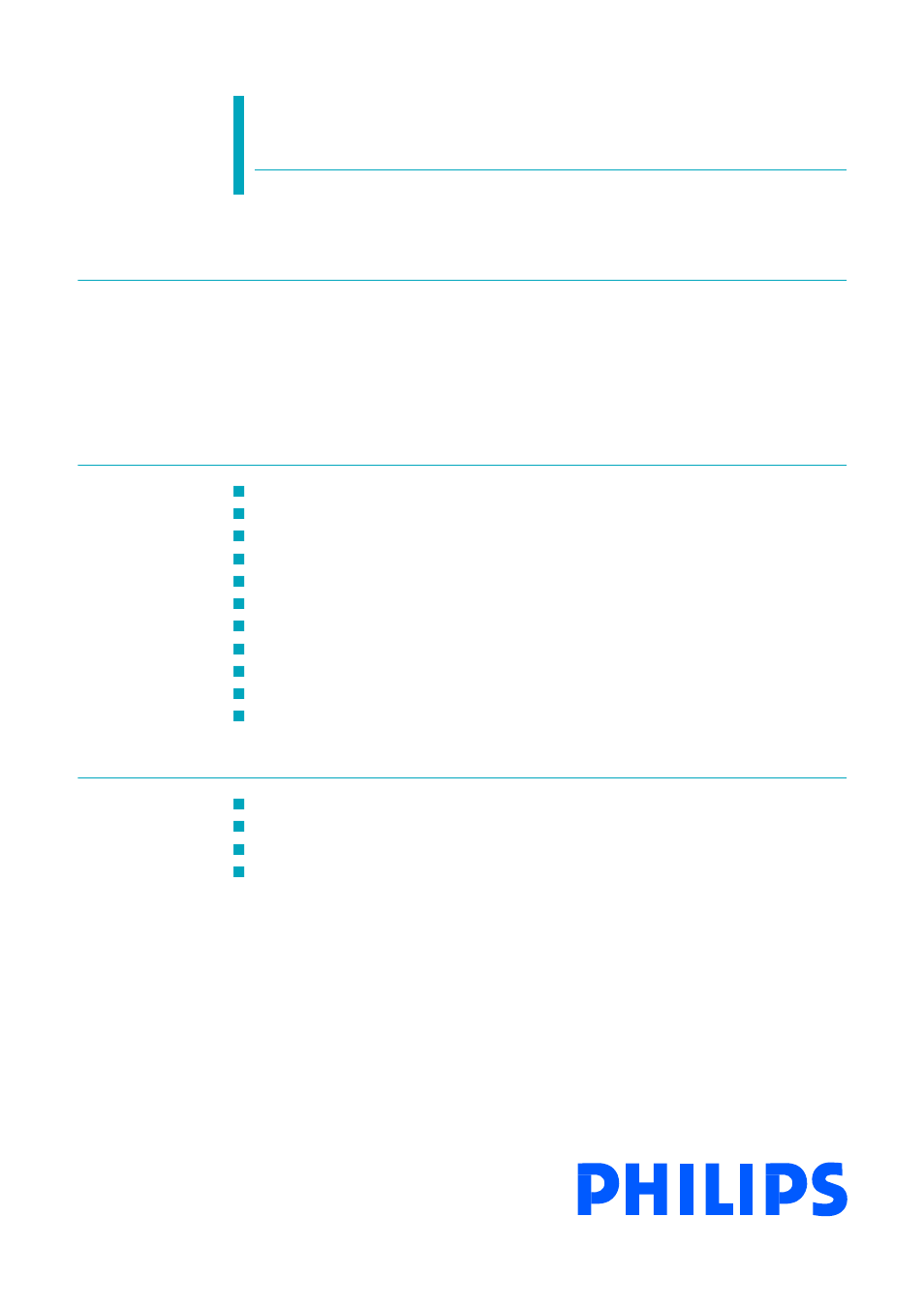 Philips TDA8559T User Manual | 36 pages