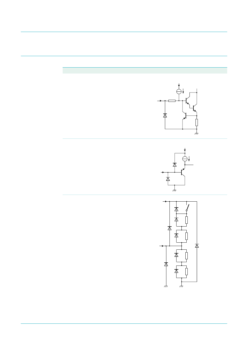 Internal circuitry, Tda8559t, Philips semiconductors | Philips TDA8559T User Manual | Page 7 / 36