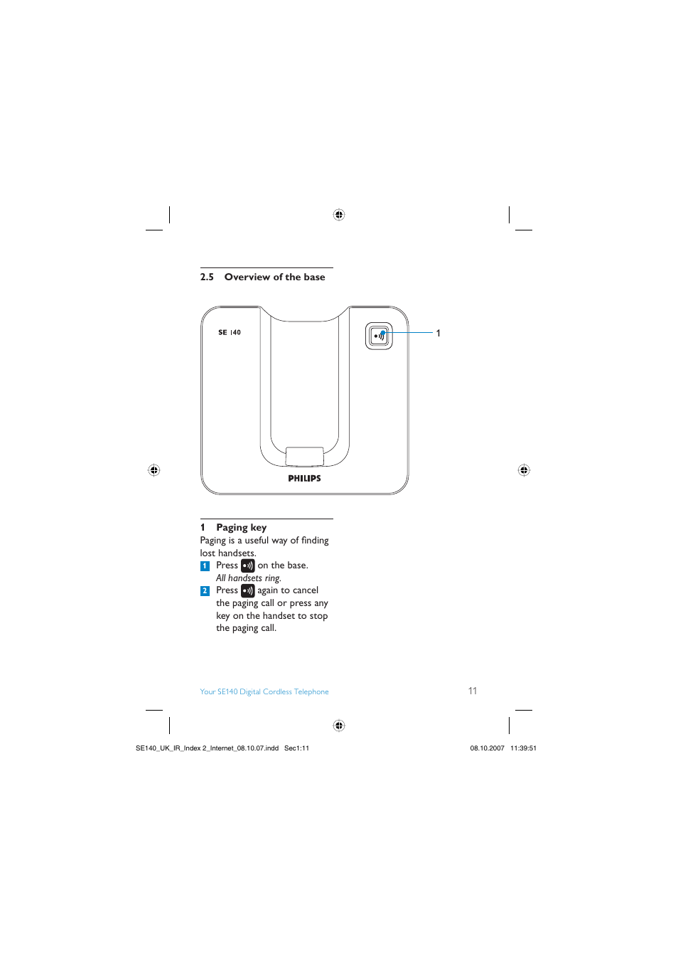 Philips SE140 User Manual | Page 13 / 40