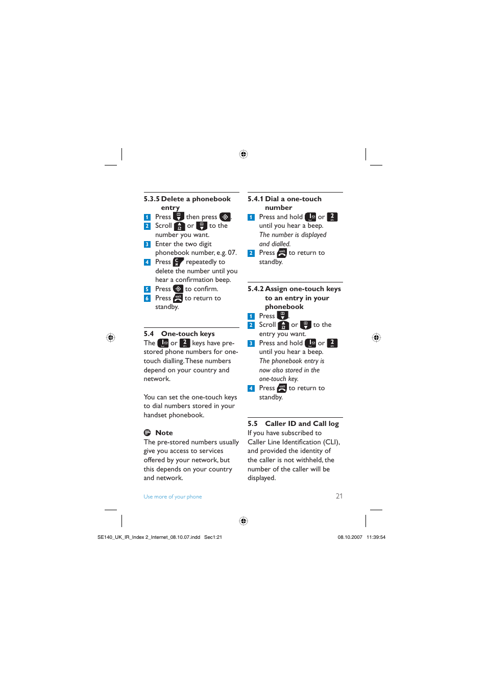 Philips SE140 User Manual | Page 23 / 40