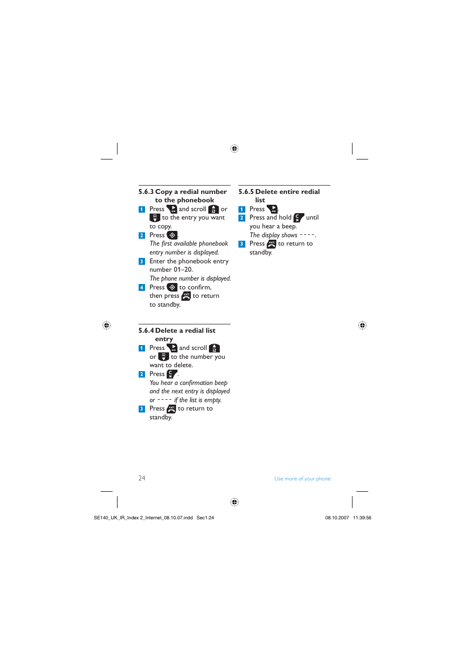 Philips SE140 User Manual | Page 26 / 40