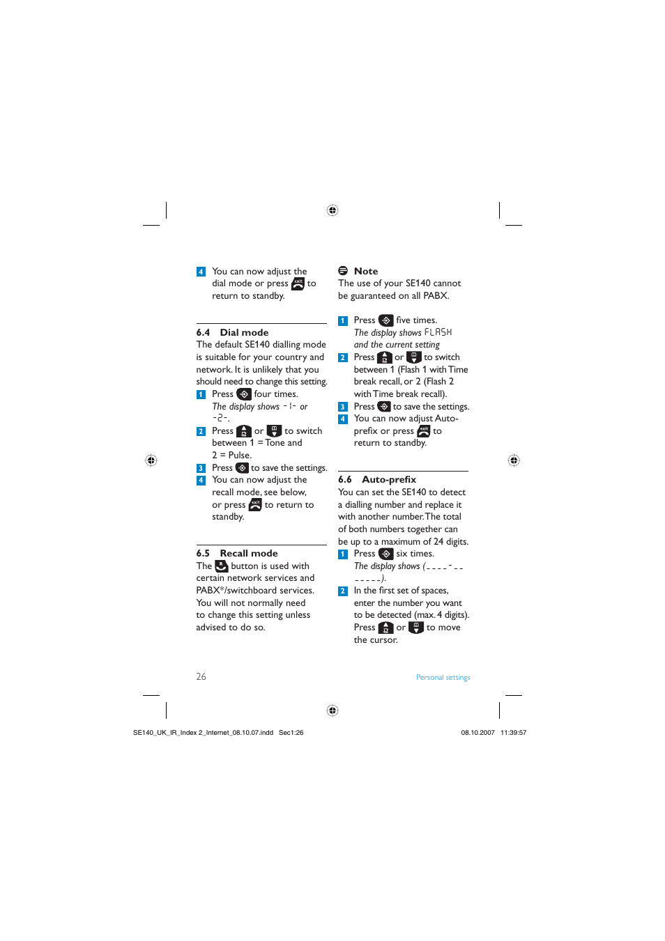 Philips SE140 User Manual | Page 28 / 40