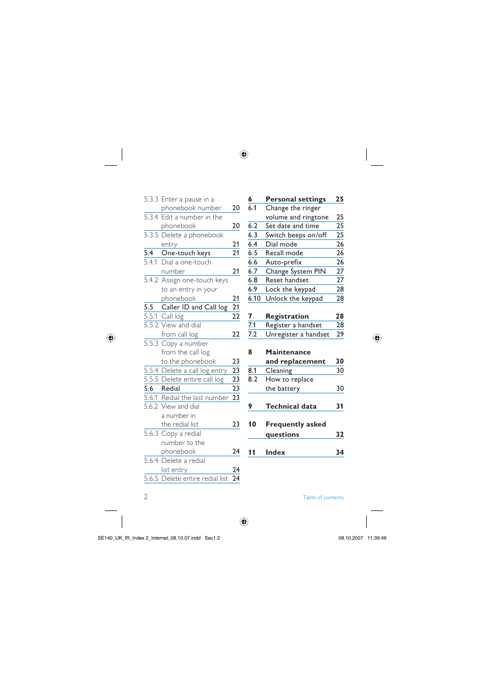 Philips SE140 User Manual | Page 4 / 40