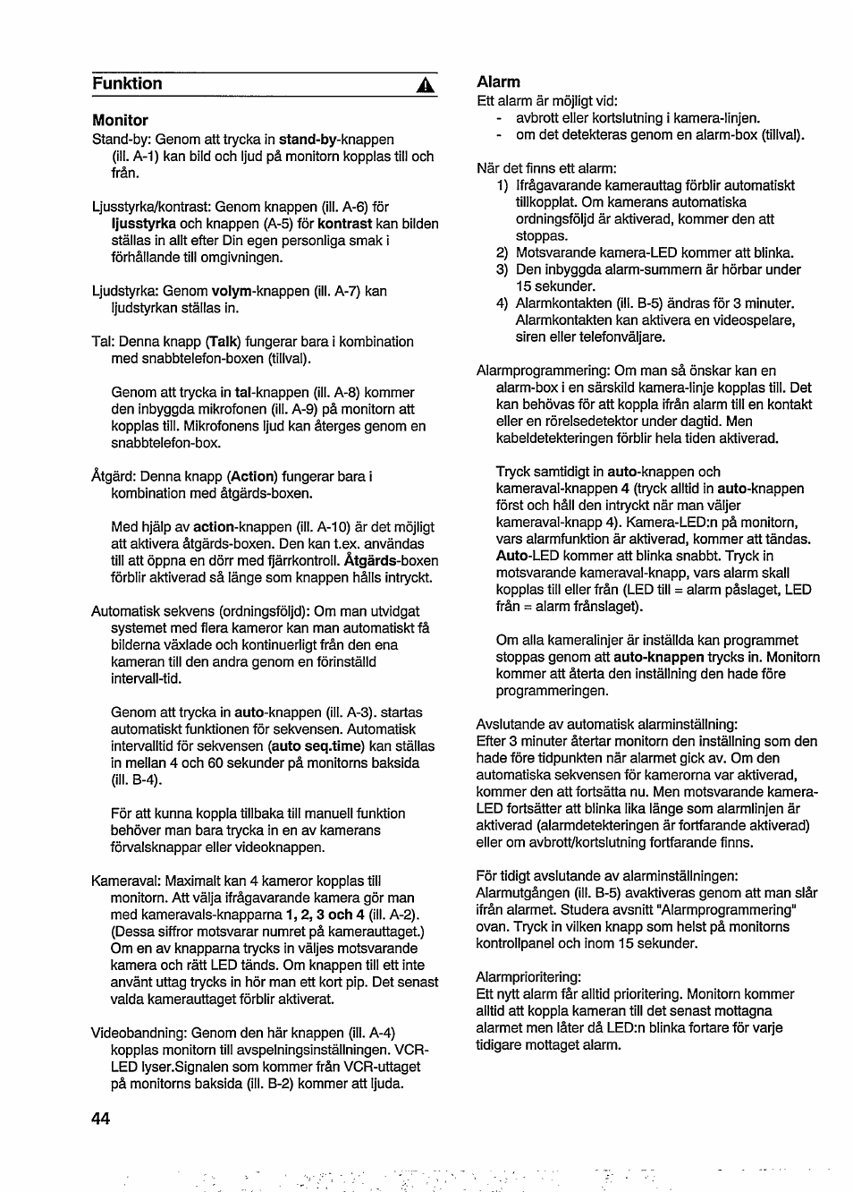 Funktion | Philips VSS2286/00T User Manual | Page 6 / 20