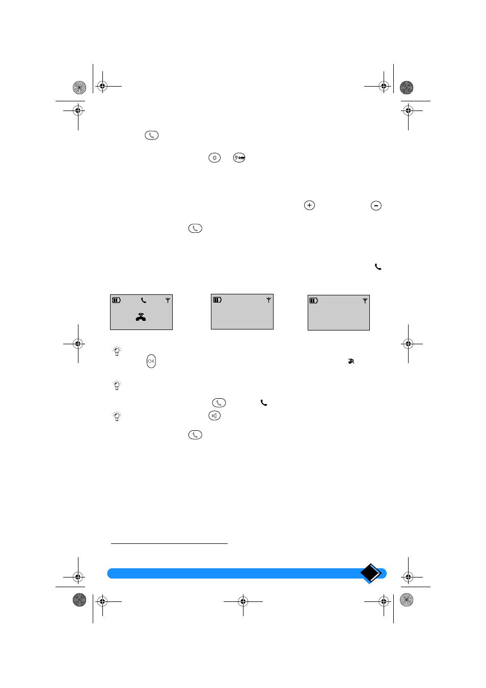 Answering a call from the handset | Philips TD6626/BE User Manual | Page 16 / 61
