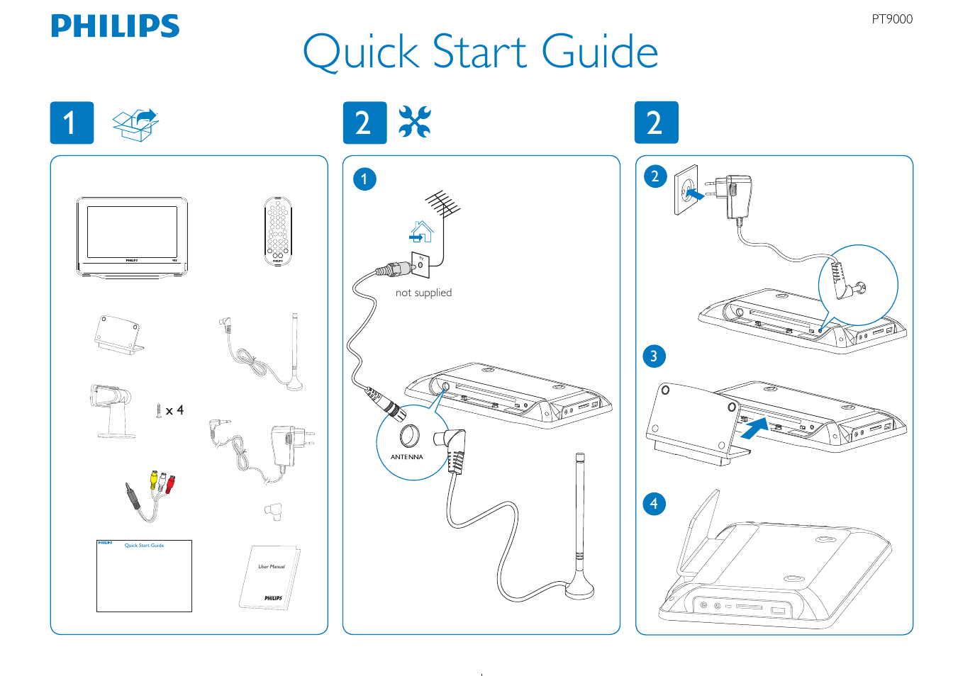 Philips PT9000 User Manual | 2 pages