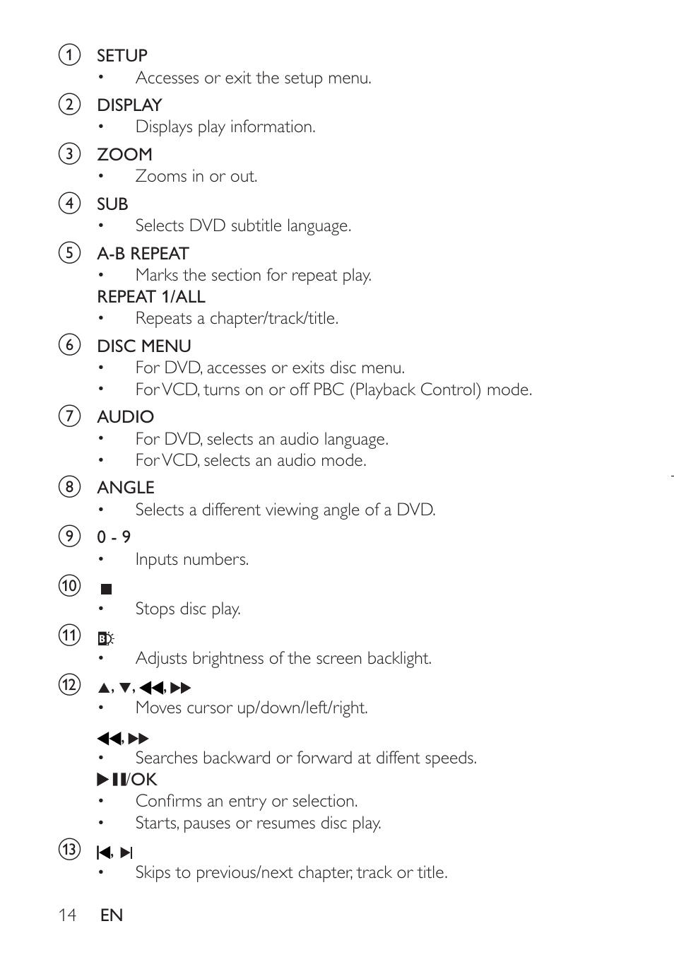 Philips PET941D User Manual | Page 14 / 23