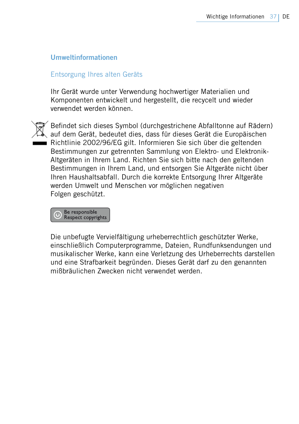 Philips FM02SW00 User Manual | Page 39 / 104