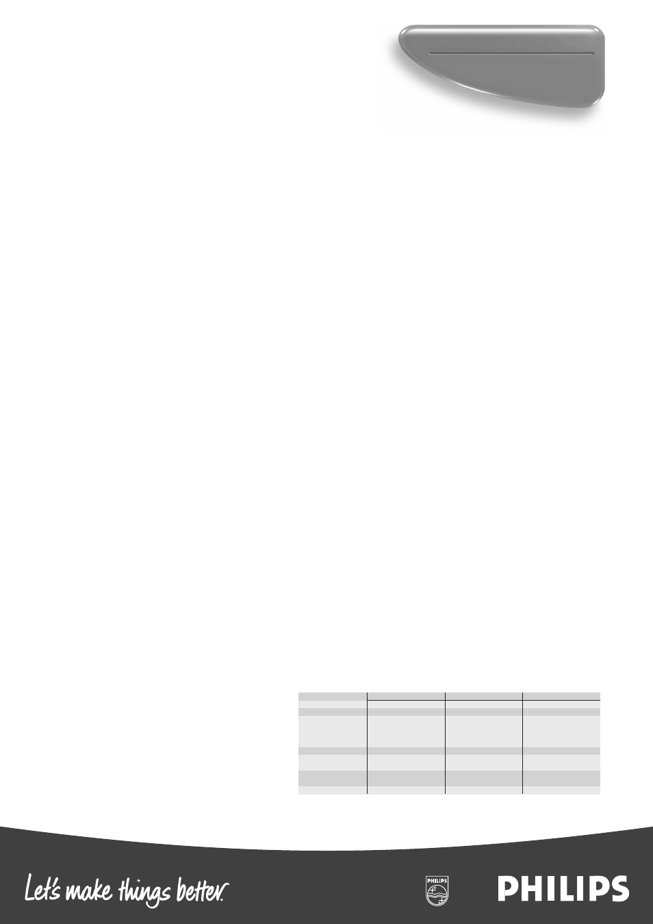 Vr410, 4 head mono vcr, Product highlights | Product information | Philips VR 410 User Manual | Page 2 / 2