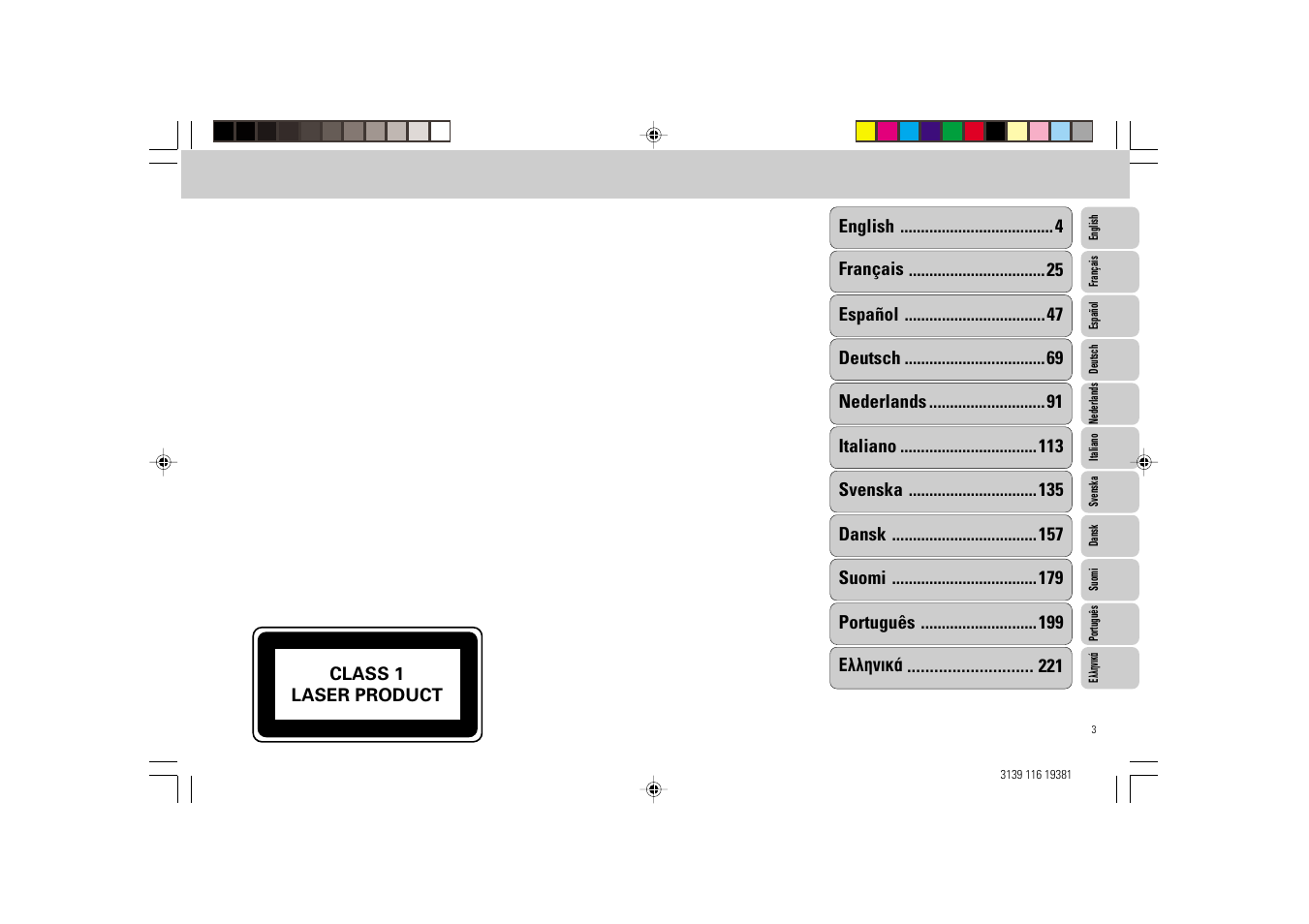 Philips FW-C38 User Manual | Page 3 / 24