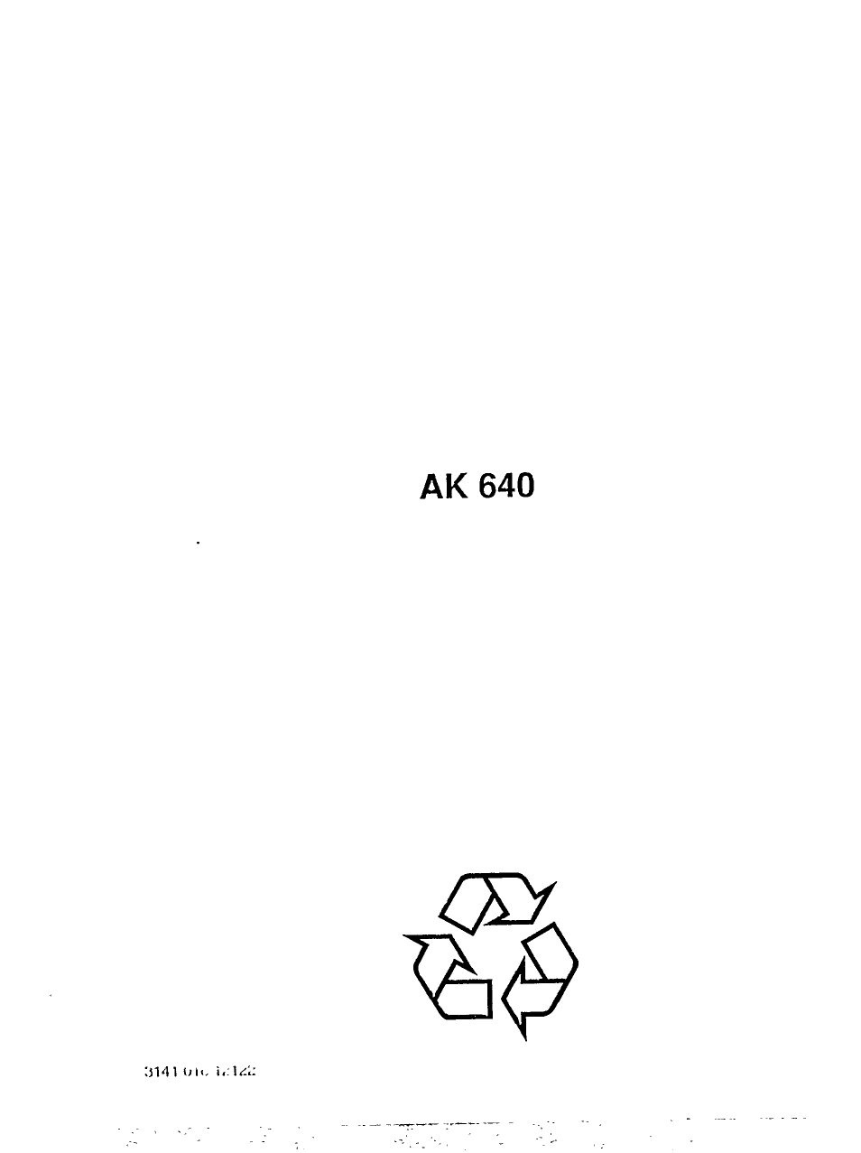 Ak 640 | Philips AK 640 User Manual | Page 16 / 16