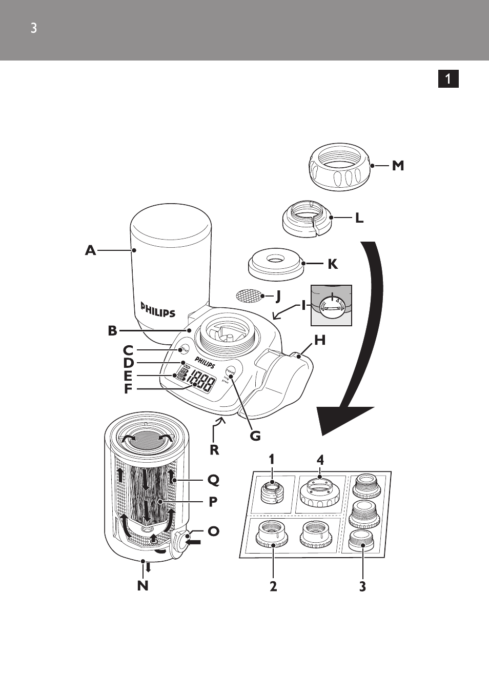 Philips WP3820 User Manual | Page 3 / 44