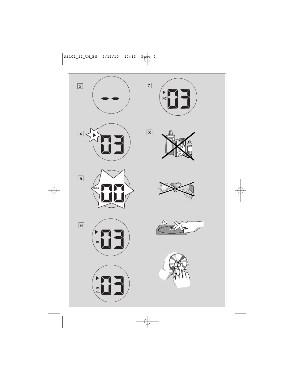 Philips AZ102N User Manual | Page 4 / 14