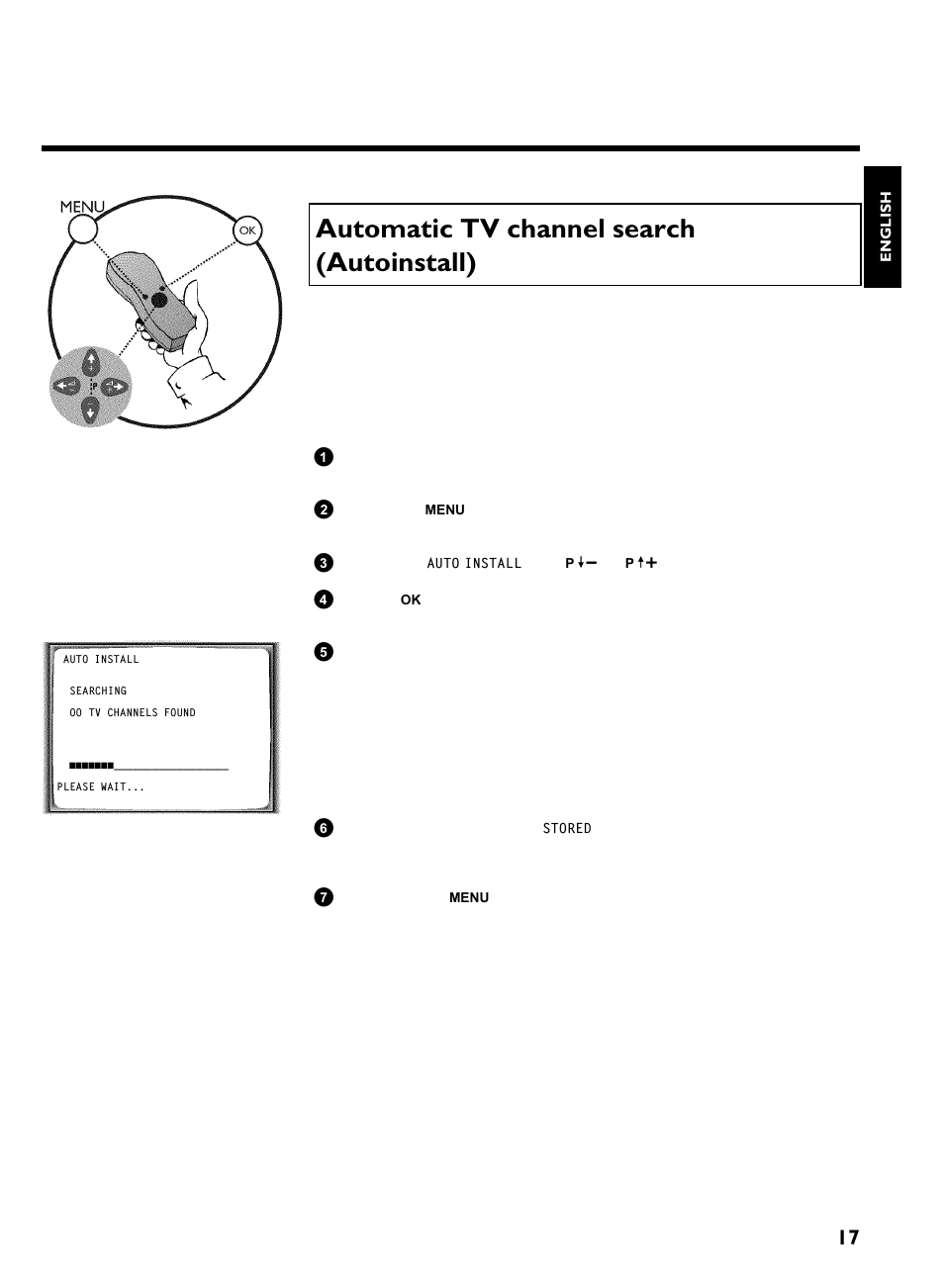 Automatic tv channel search (autoinstall), Installing your video recording | Philips VR220/07 User Manual | Page 21 / 55