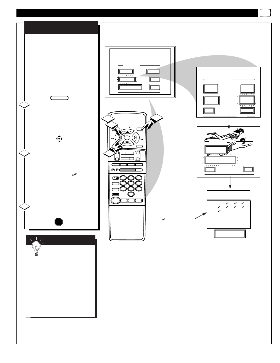 Eature, Ontrols, Continued | Philips 9P6044C1 User Manual | Page 13 / 60