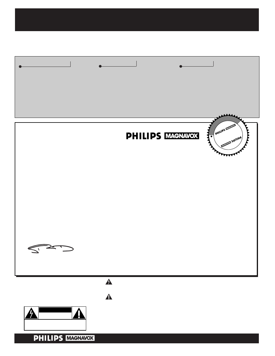 Safety, Warranty verification, Owner confirmation | Model registration, Hurry, Know these, Symbols | Philips 9P6044C1 User Manual | Page 2 / 60