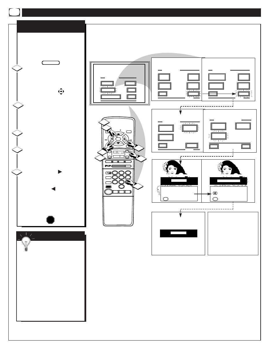 Eature, Ontrols, Continued | Parental control channel blocking, Mart | Philips 9P6044C1 User Manual | Page 20 / 60