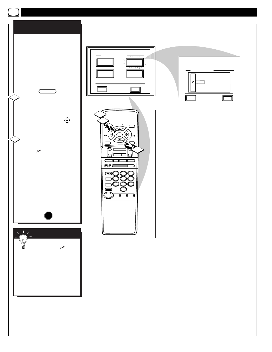 Eature, Ontrols, Continued | 12 s, Content advisory movie ratings, Stop | Philips 9P6044C1 User Manual | Page 22 / 60