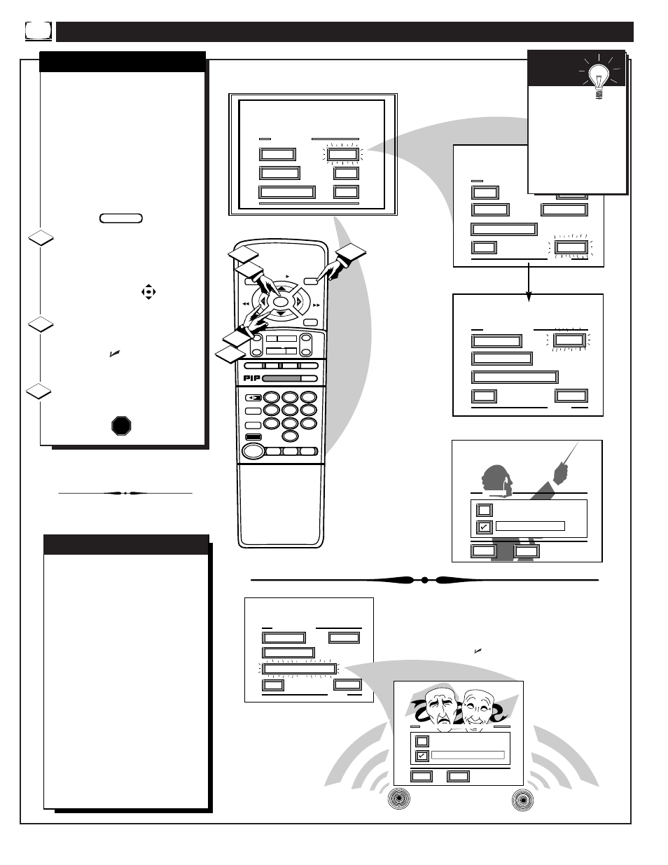 Ound, Ontrols, Continued | Stereo, Mart | Philips 9P6044C1 User Manual | Page 28 / 60
