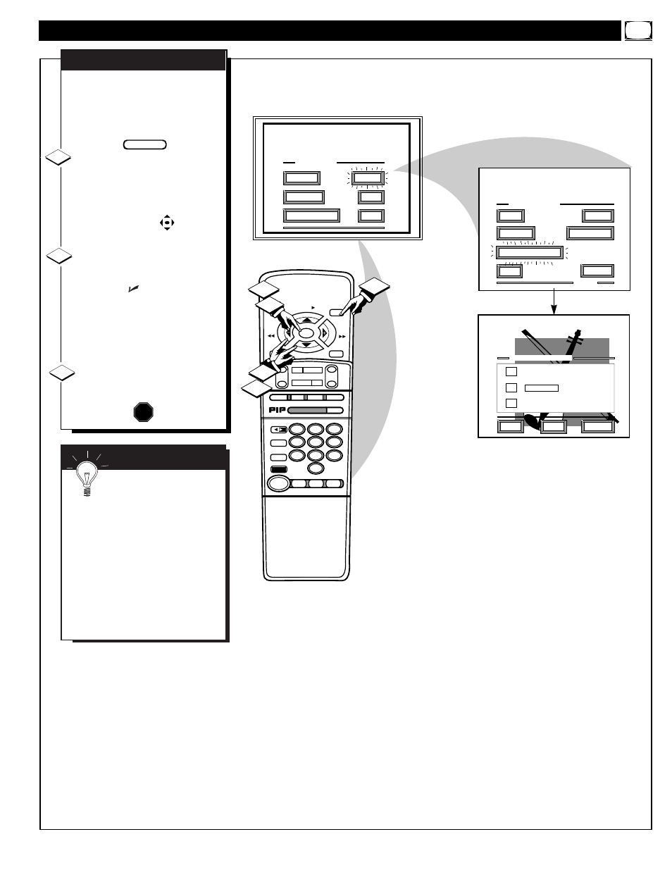 Ound, Ontrols, Continued | Stop | Philips 9P6044C1 User Manual | Page 29 / 60