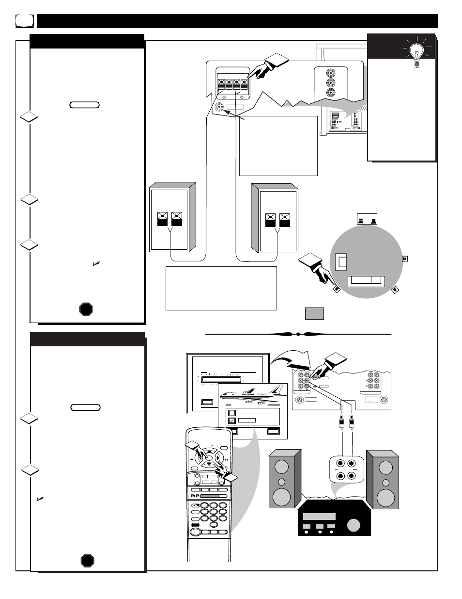 Ound, Ontrols, Continued | Surround sound, Variable audio output, Mart | Philips 9P6044C1 User Manual | Page 32 / 60