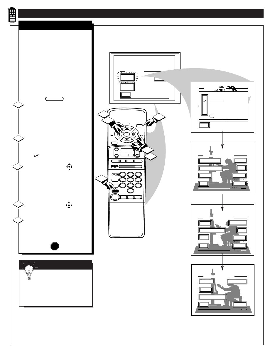 Emote, Ontrol, Peration | Stop, Smart picture, Mart | Philips 9P6044C1 User Manual | Page 38 / 60