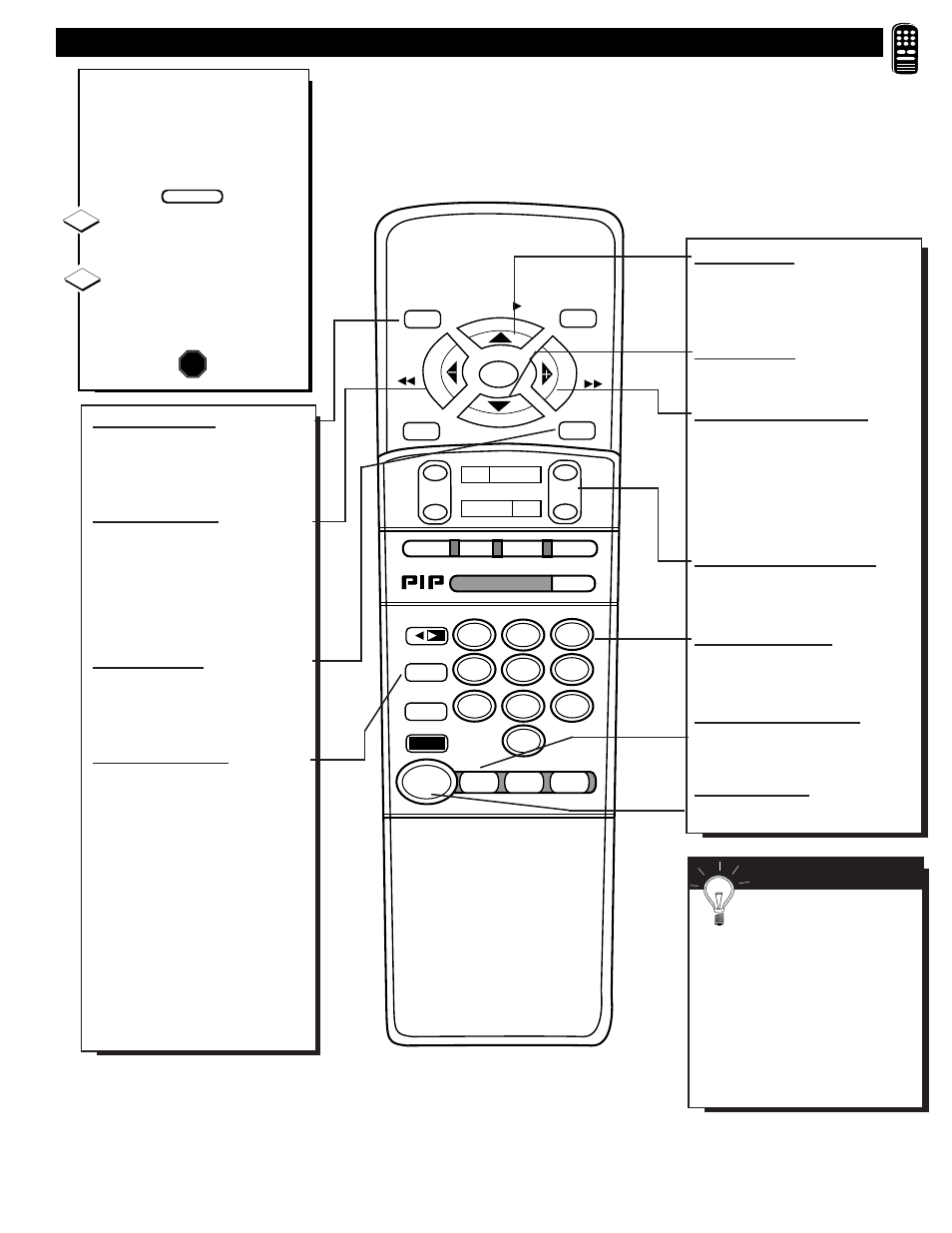 Vcr b, Sing the, Emote | Uttons | Philips 9P6044C1 User Manual | Page 47 / 60