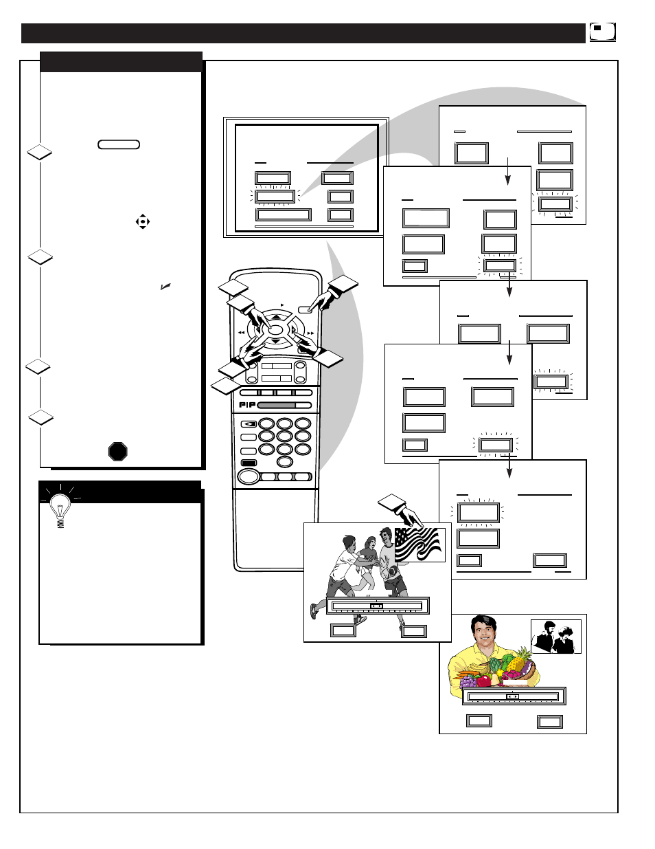 Djusting, Icture, Olor and | Mart | Philips 9P6044C1 User Manual | Page 52 / 60