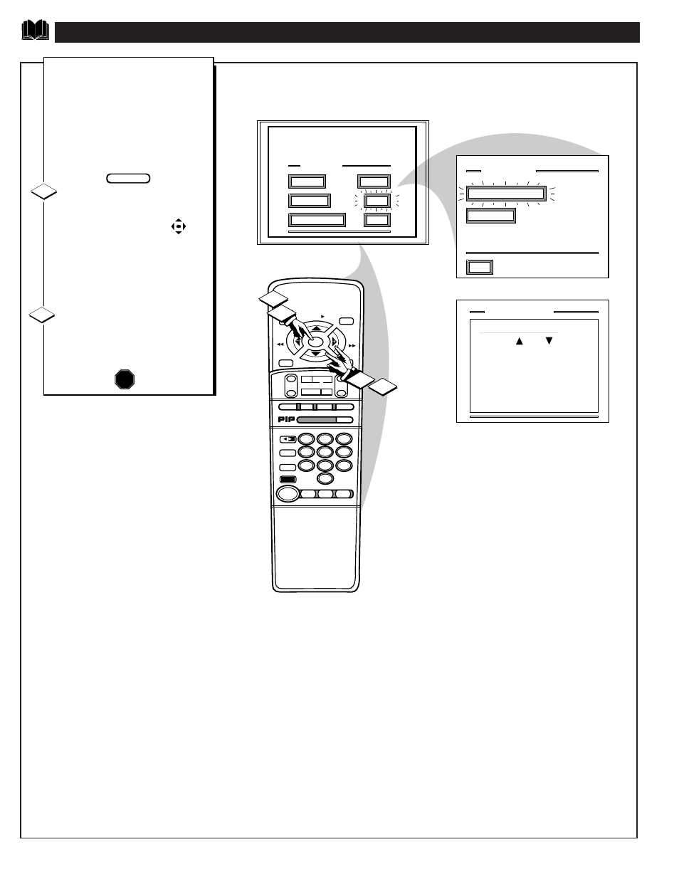 Tv h, Stop | Philips 9P6044C1 User Manual | Page 54 / 60