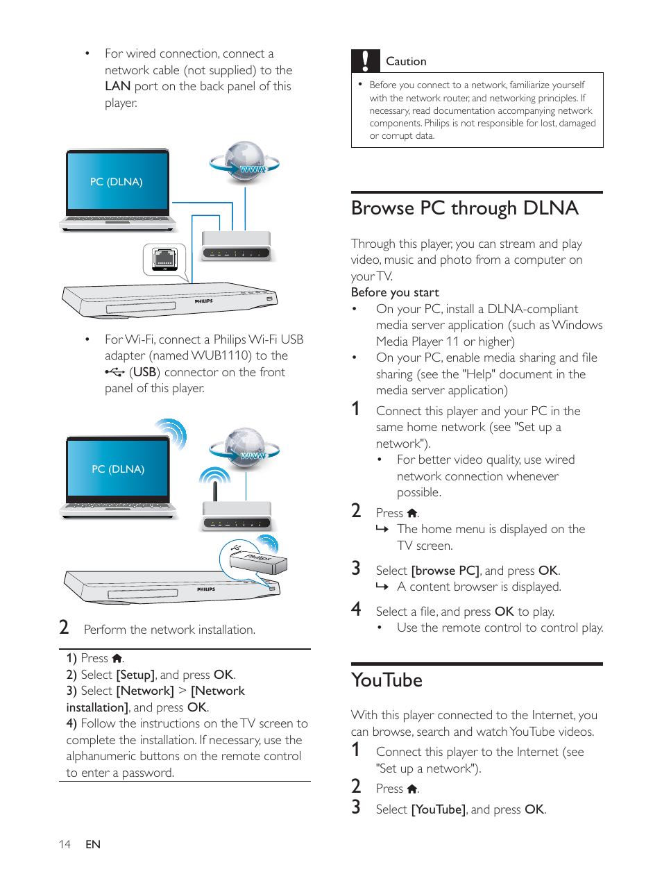 Philips BDP3390 User Manual | Page 13 / 25