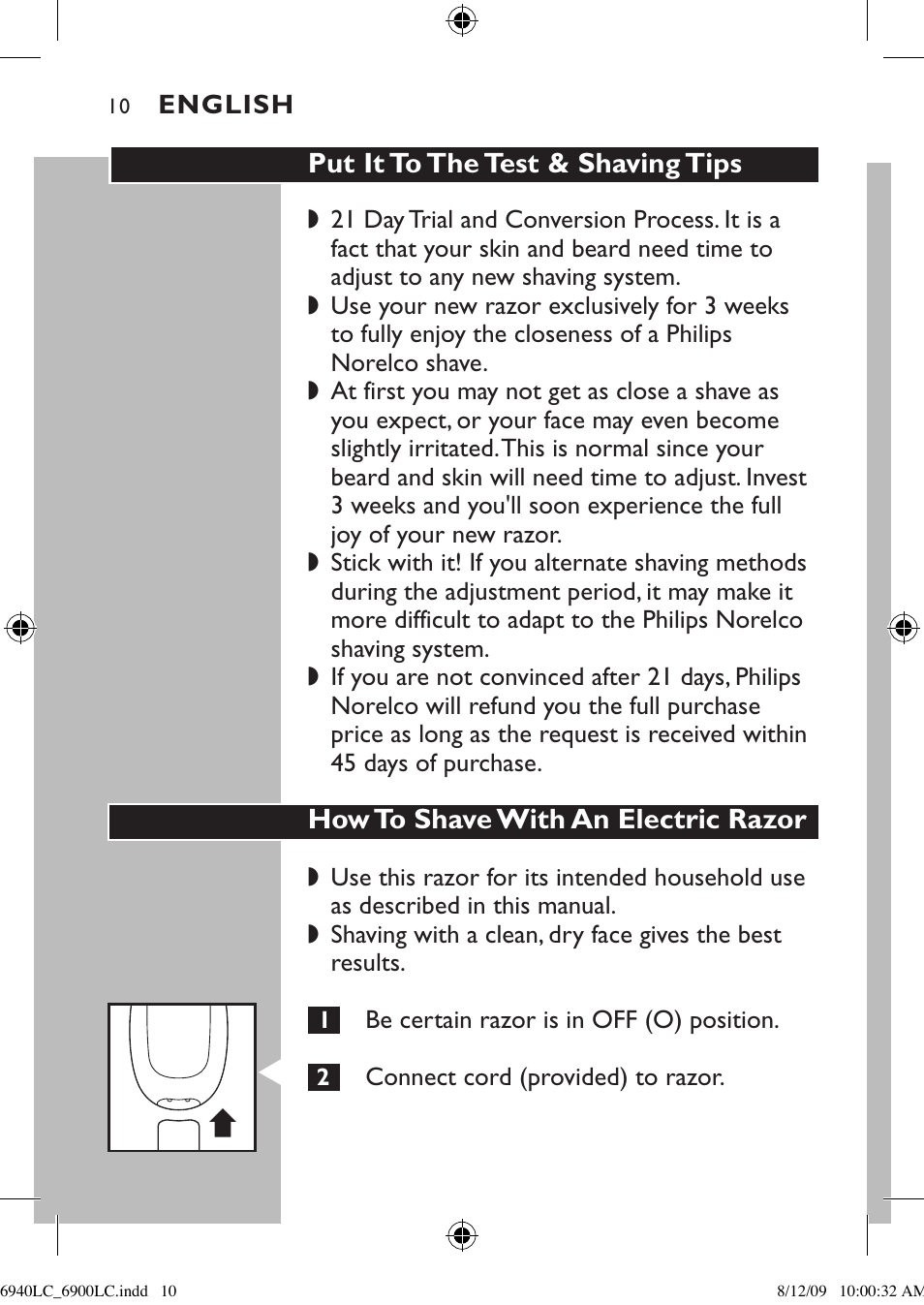 Philips 6900LC User Manual | Page 10 / 36