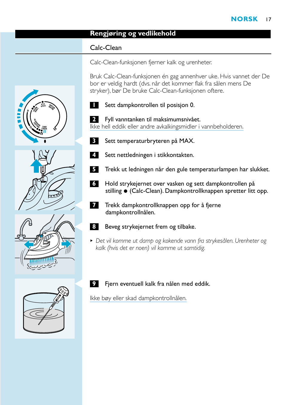 Philips GC2220 User Manual | Page 17 / 60