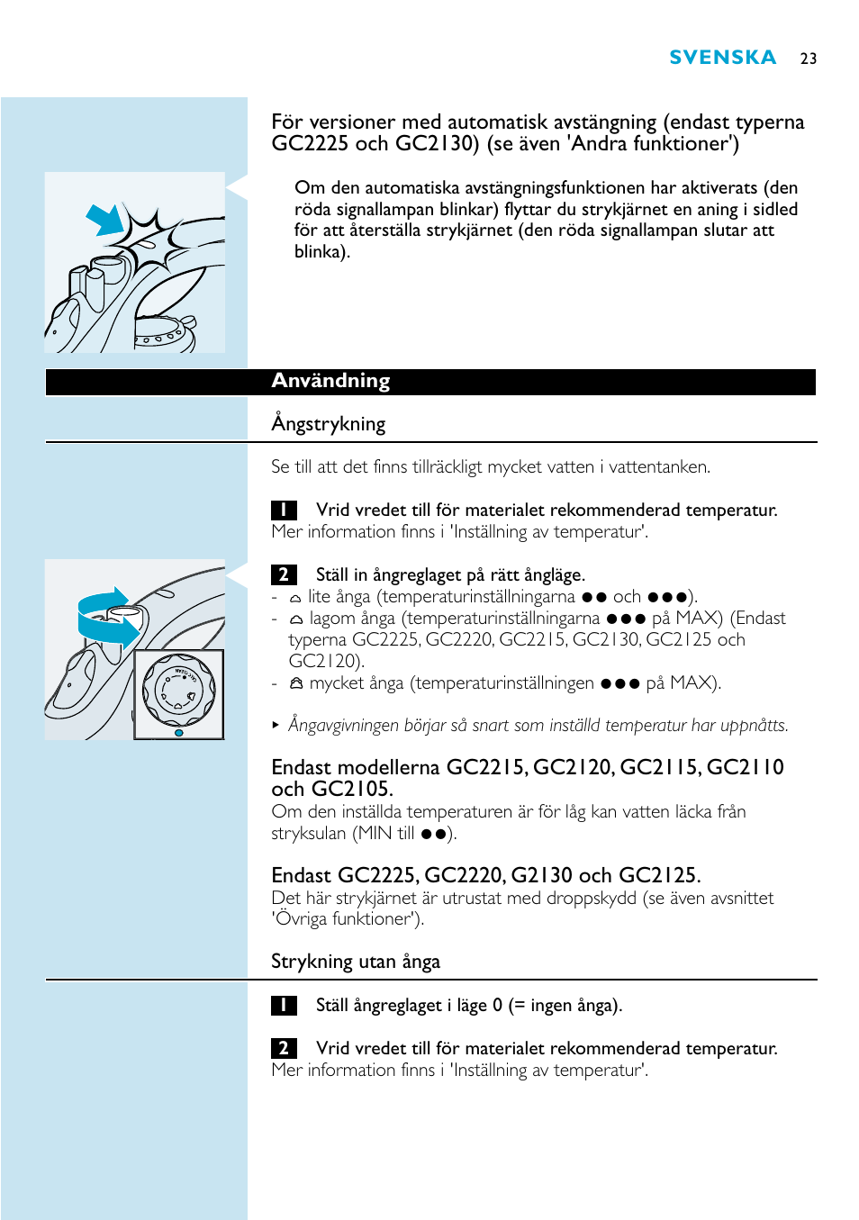 Philips GC2220 User Manual | Page 23 / 60