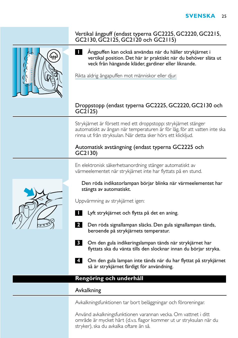 Philips GC2220 User Manual | Page 25 / 60