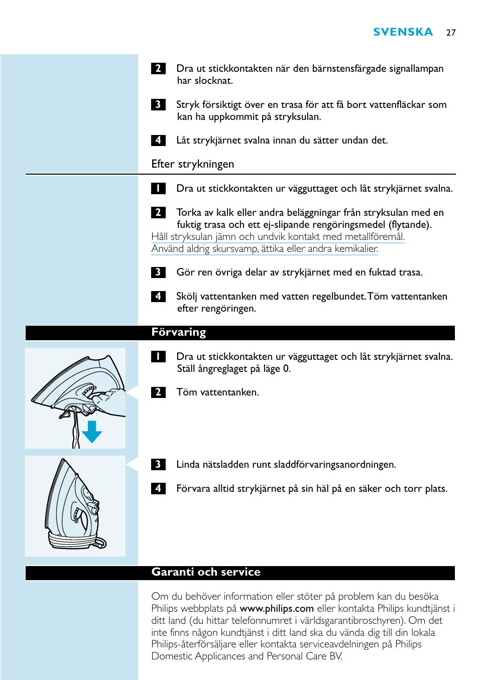Philips GC2220 User Manual | Page 27 / 60