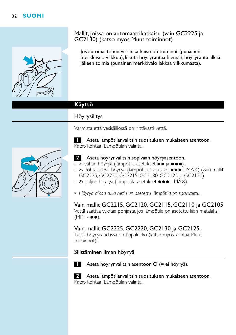 Philips GC2220 User Manual | Page 32 / 60