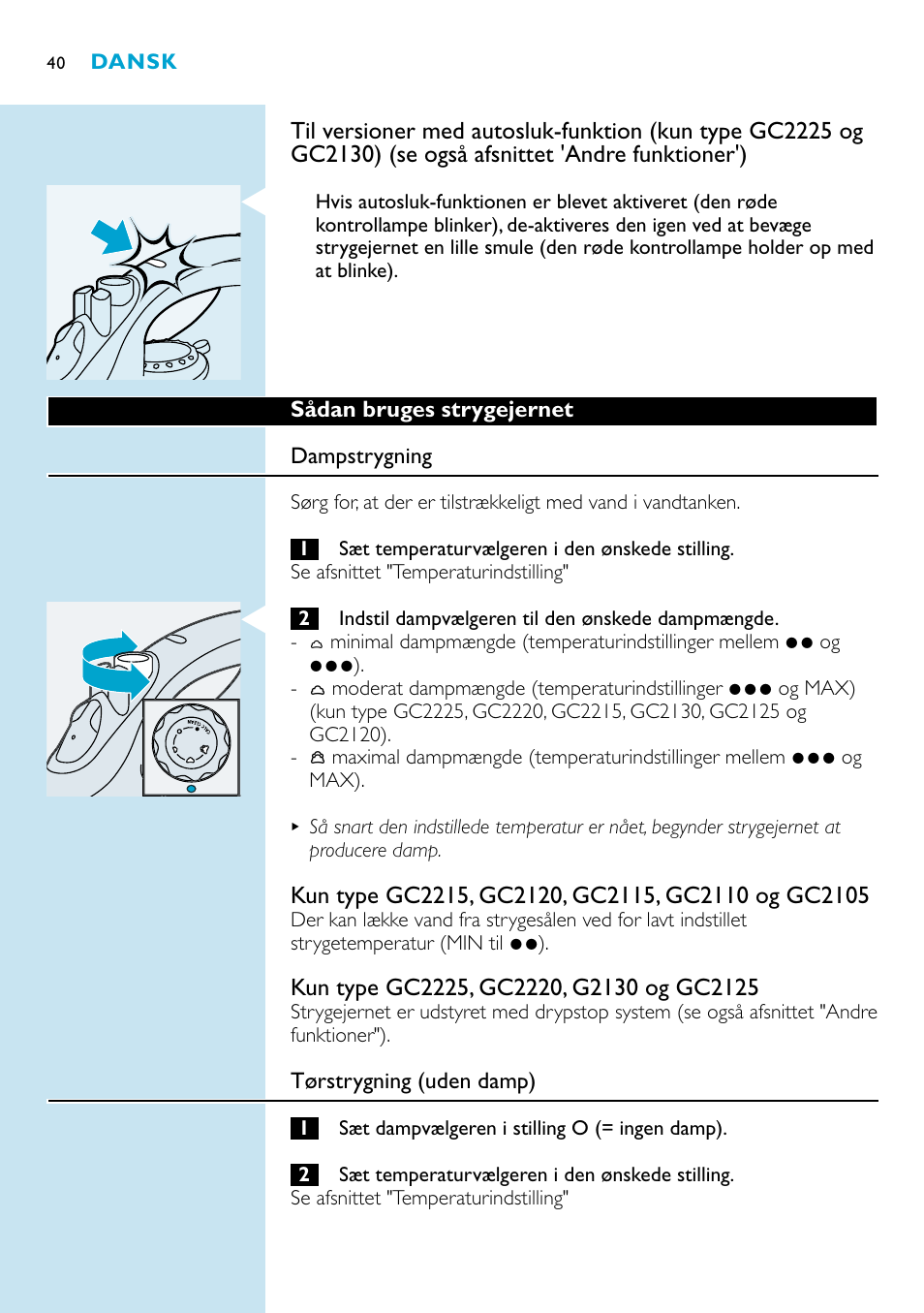 Philips GC2220 User Manual | Page 40 / 60